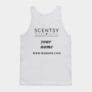 scentsy independent consultant gift ideas with custom name and website Tank Top